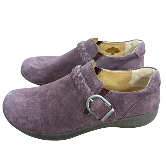 Earth Shoes - Earth Farage Round Toe Casual Slip On Flats Purple Size 7